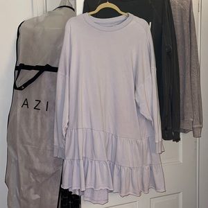 EUC L AE tiered dress